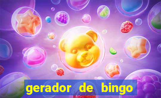 gerador de bingo cha de bebe